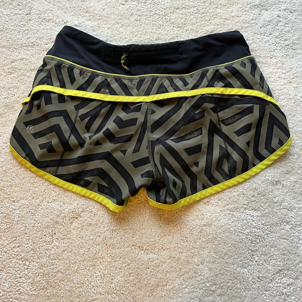 Lululemon speed up shorts size 2